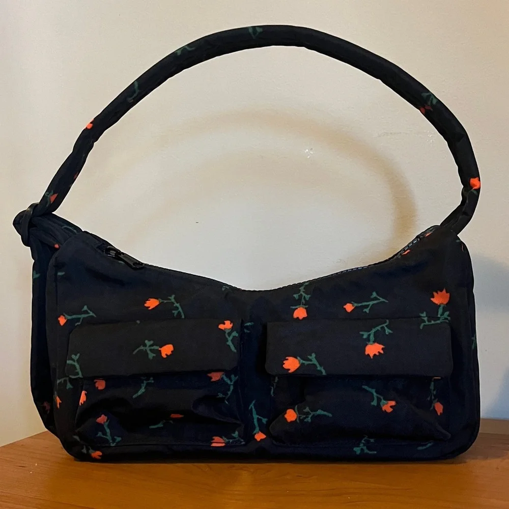 Baggu Painted Wildflower Cargo Shoulder Bag - Picture 1 of 6